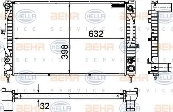 BEHR HELLA SERVICE 8MK 376 766-141