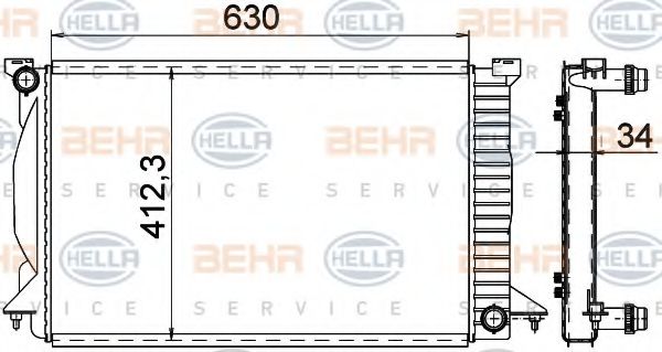 BEHR HELLA SERVICE 8MK 376 766-331