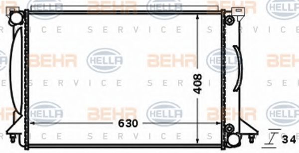 BEHR HELLA SERVICE 8MK 376 766-344