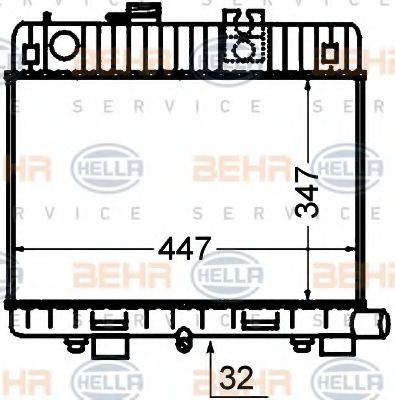 BEHR HELLA SERVICE 8MK 376 766-461