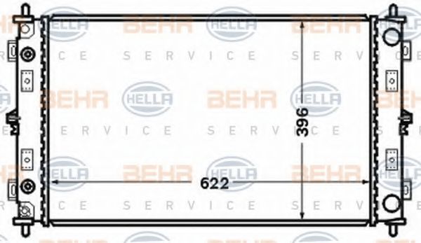 BEHR HELLA SERVICE 8MK 376 766-501