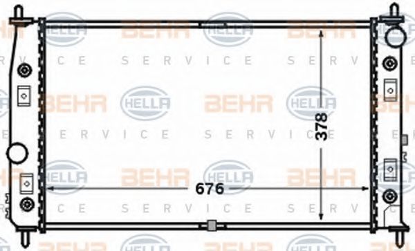 BEHR HELLA SERVICE 8MK 376 766-531