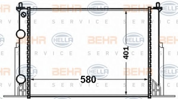 BEHR HELLA SERVICE 8MK 376 767-731