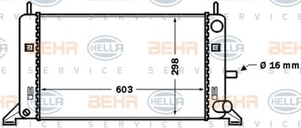 BEHR HELLA SERVICE 8MK 376 768-031