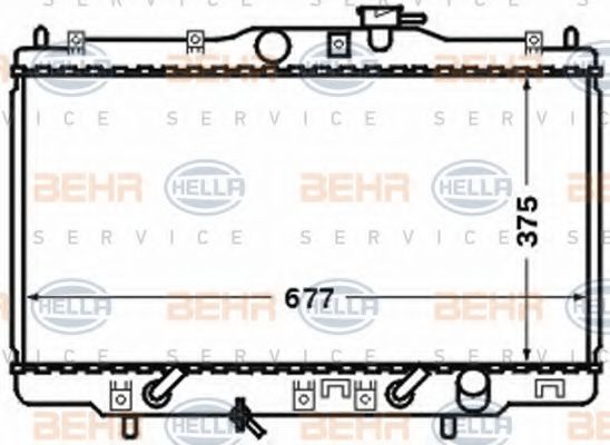 BEHR HELLA SERVICE 8MK 376 768-251