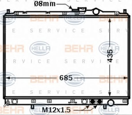BEHR HELLA SERVICE 8MK 376 769-221