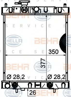 BEHR HELLA SERVICE 8MK 376 770-451