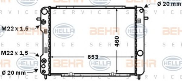 BEHR HELLA SERVICE 8MK 376 771-261