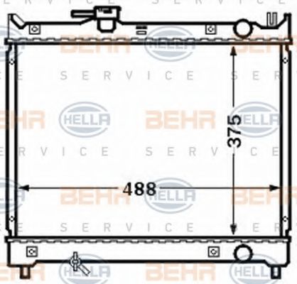 BEHR HELLA SERVICE 8MK 376 772-681