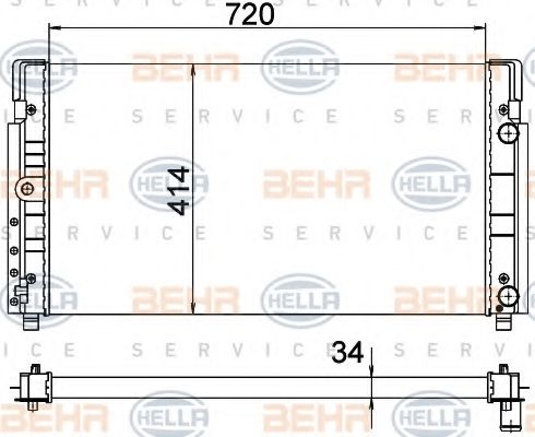 BEHR HELLA SERVICE 8MK 376 773-774