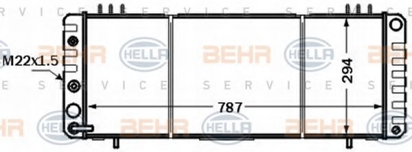 BEHR HELLA SERVICE 8MK 376 774-271