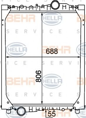 BEHR HELLA SERVICE 8MK 376 774-521