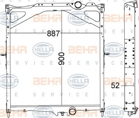 BEHR HELLA SERVICE 8MK 376 774-791