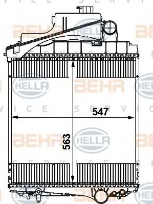BEHR HELLA SERVICE 8MK 376 783-631