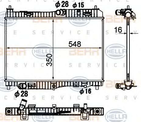 BEHR HELLA SERVICE 8MK 376 790-501