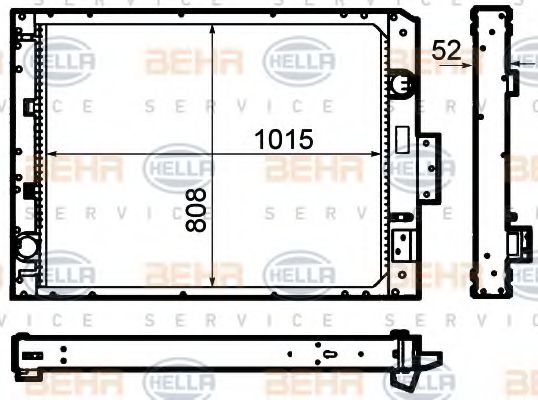 BEHR HELLA SERVICE 8MK 376 792-091