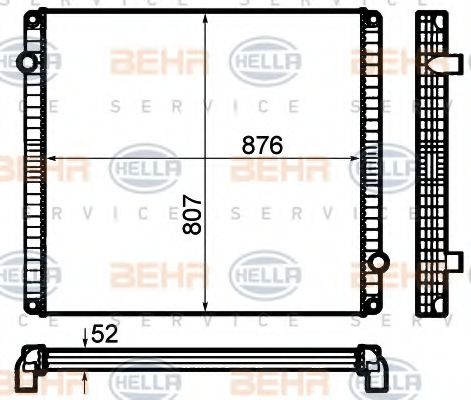 BEHR HELLA SERVICE 8MK 376 792-151