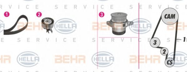 BEHR HELLA SERVICE 8MP 376 801-891