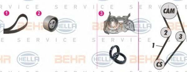 BEHR HELLA SERVICE 8MP 376 805-841