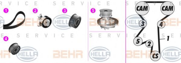 BEHR HELLA SERVICE 8MP 376 806-851