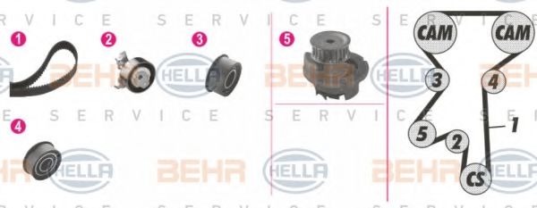 BEHR HELLA SERVICE 8MP 376 807-831