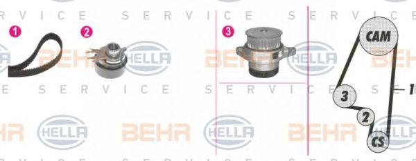 BEHR HELLA SERVICE 8MP 376 812-831