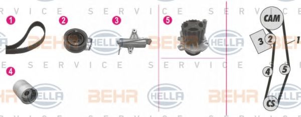 BEHR HELLA SERVICE 8MP 376 812-891