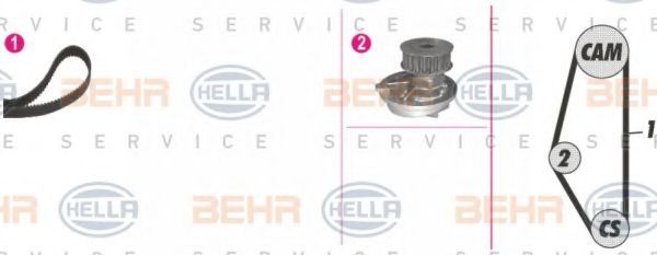 BEHR HELLA SERVICE 8MP 376 815-801