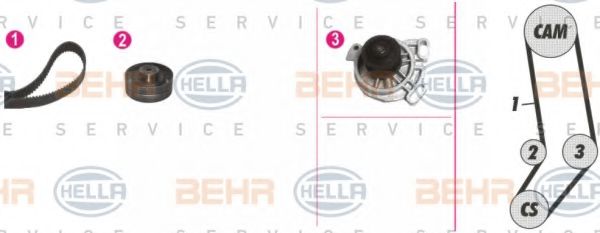 BEHR HELLA SERVICE 8MP 376 815-821