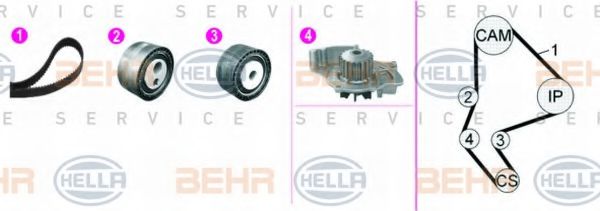 BEHR HELLA SERVICE 8MP 376 816-801