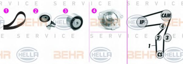 BEHR HELLA SERVICE 8MP 376 818-841