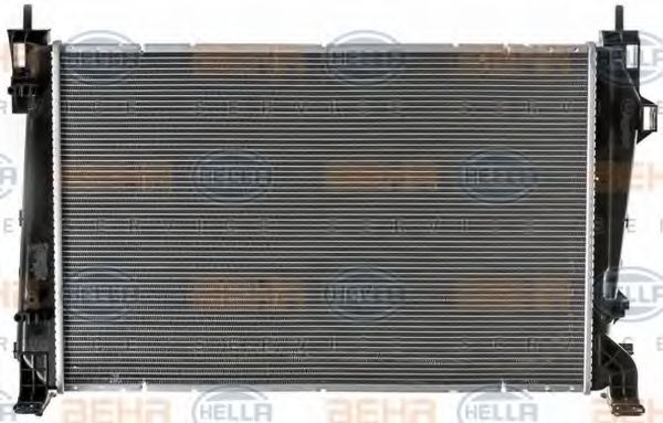 Радиатор, охлаждение двигателя BEHR HELLA SERVICE 8MK 376 900-031 Радиатор, охлаждение двигателя BEHR HELLA SERVICE 8MK 376 900-031
