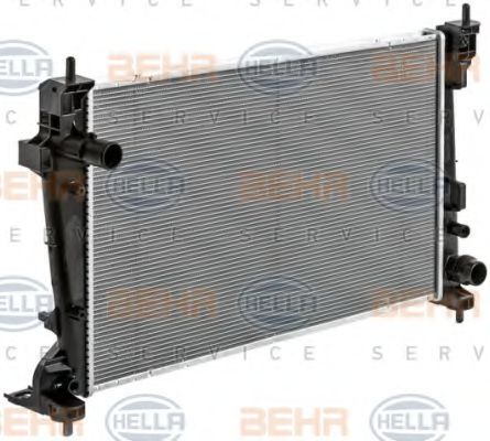 Радиатор, охлаждение двигателя BEHR HELLA SERVICE 8MK 376 900-031 Радиатор, охлаждение двигателя BEHR HELLA SERVICE 8MK 376 900-031
