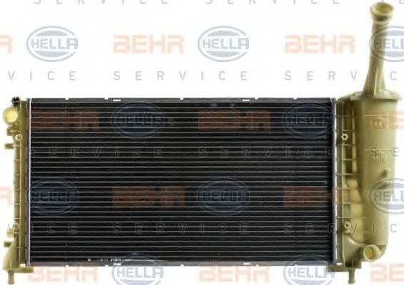 Радиатор, охлаждение двигателя BEHR HELLA SERVICE 8MK 376 900-271 Радиатор, охлаждение двигателя BEHR HELLA SERVICE 8MK 376 900-271