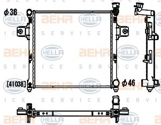 BEHR HELLA SERVICE 8MK 376 900-651