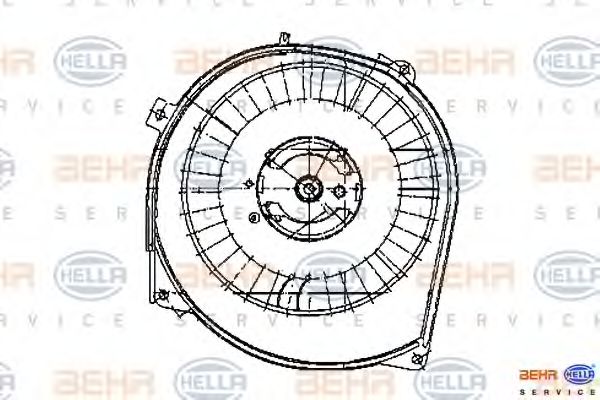 BEHR HELLA SERVICE 8EW 009 159-321