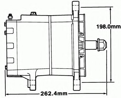 Генератор DELCO REMY 19011150 Генератор DELCO REMY 19011150