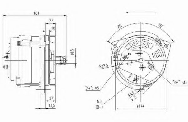 Генератор DELCO REMY 19025800 Генератор DELCO REMY 19025800