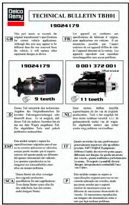 DELCO REMY DRS3720