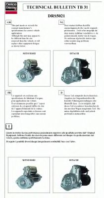 DELCO REMY DRS5021