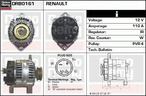 DELCO REMY DRB0161