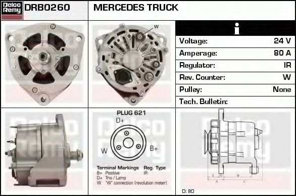 DELCO REMY DRB0260