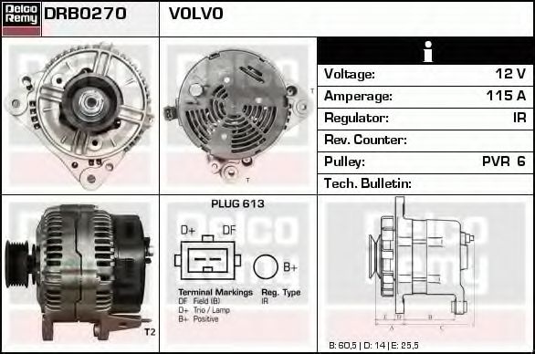 DELCO REMY DRB0270