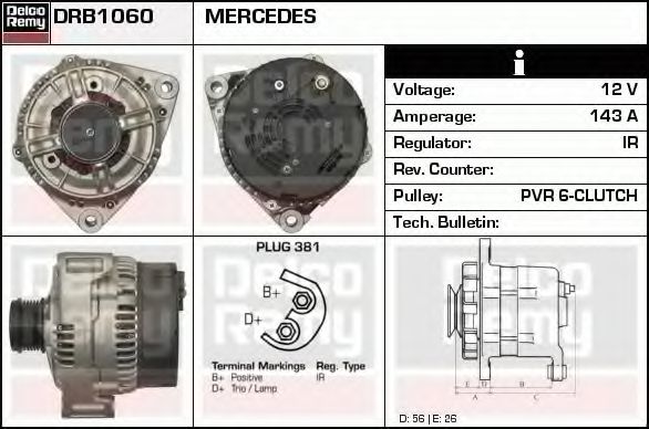 DELCO REMY DRB1060