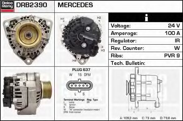 DELCO REMY DRB2390