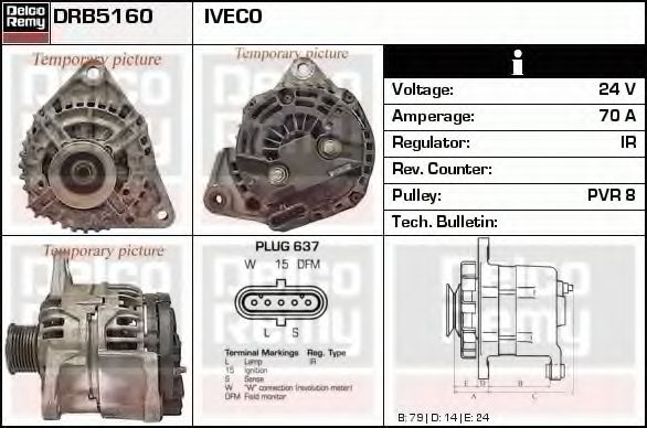 DELCO REMY DRB5160