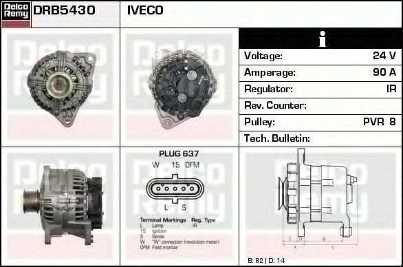 DELCO REMY DRB5430