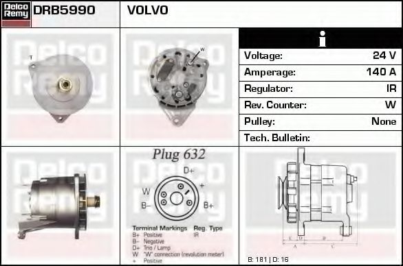 DELCO REMY DRB5990