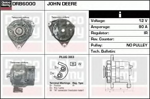 DELCO REMY DRB6000