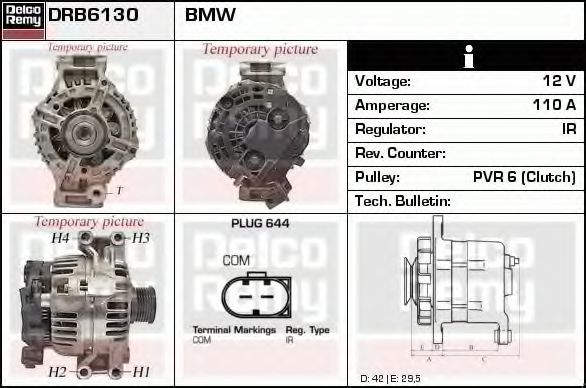 DELCO REMY DRB6130
